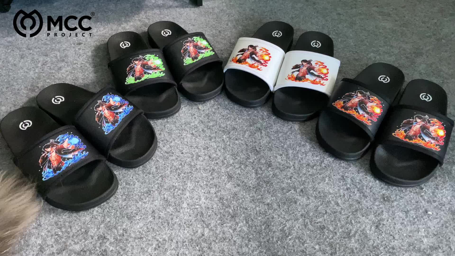 MDZ - ONE PIECE - Promo Sandal Slop Slip On Distro Casual Pria Wanita Dewasa Karet Shoes Sendal Selop