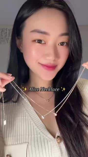 JADE&Co. Alice Necklace Titanium Gold Plated 18k Kalung Titanium Anti Karat Perhiasan Wanita Kalung Fashion Tahan Karat Tidak Menghitam Kalung Korea Estetik