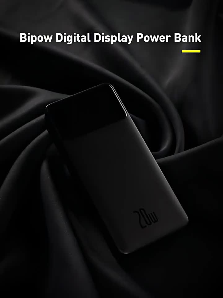 Baseus Bipow Power bank Fast Charging Quick Charge 3.0 Type C PD iP 20000mAh 20W