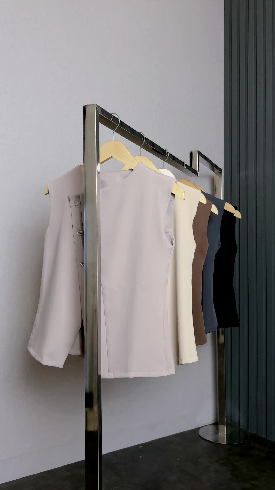 Louvee - Lora Vest Atasan Vest Top Wanita Ideas Outer