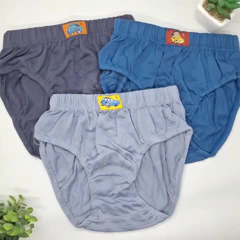 ASR 6pcs 3pcs Celana Dalam Anak Laki Laki Karakter Lucu Katun Usia 1 - 10 Tahun / CD Anak Laki Laki