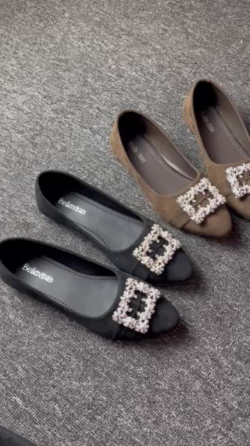 Bellavista KF 12 Flatshoes wanita / sepatu kerja wanita /sepatu kantor wanita /sepatu wanita santai / flatshoes wanita elegan Casual Kasual Karet/ sepatu kerja wanita/flatshoes wanita