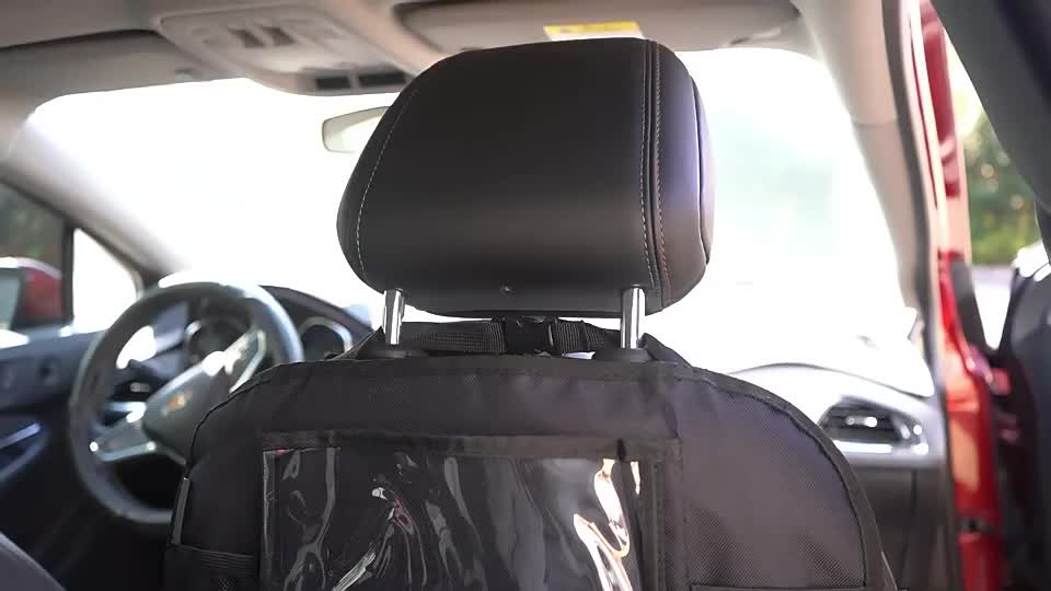 Car Seat Organizer Tas Gantung Kursi Mobil Multifungsi Tas Penyimpanan Barang Multisaku HM080