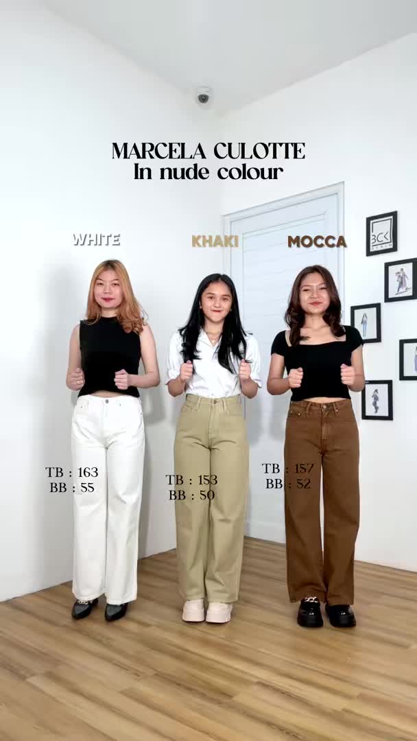 BCK - Celana Jeans Cutbray Wanita Michella New