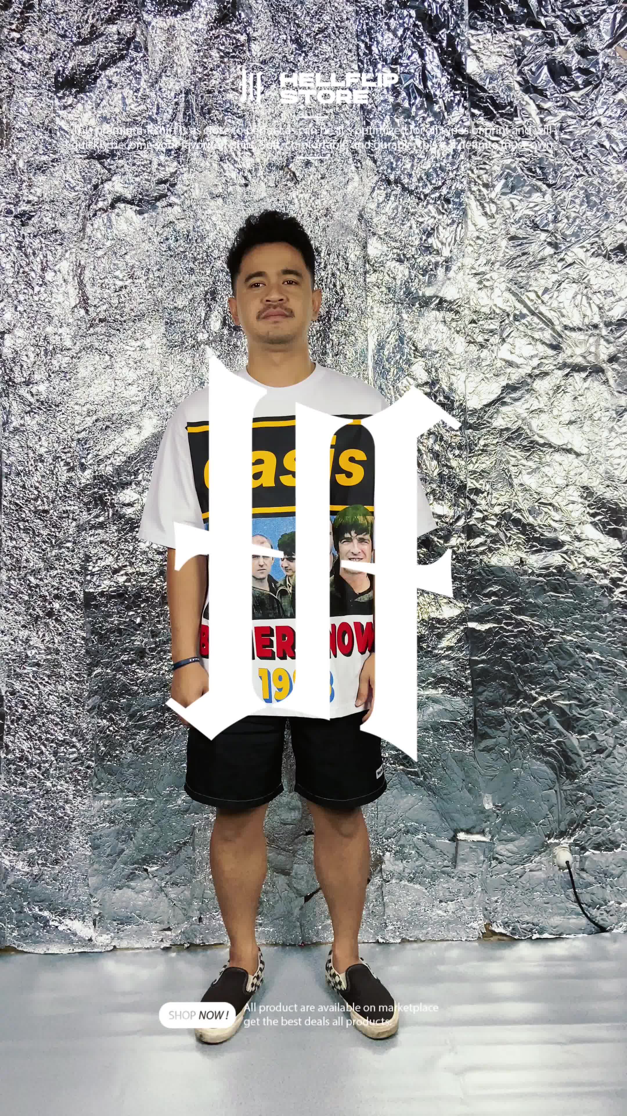 Tshirt Cls Oversized Oasis Be Here Now