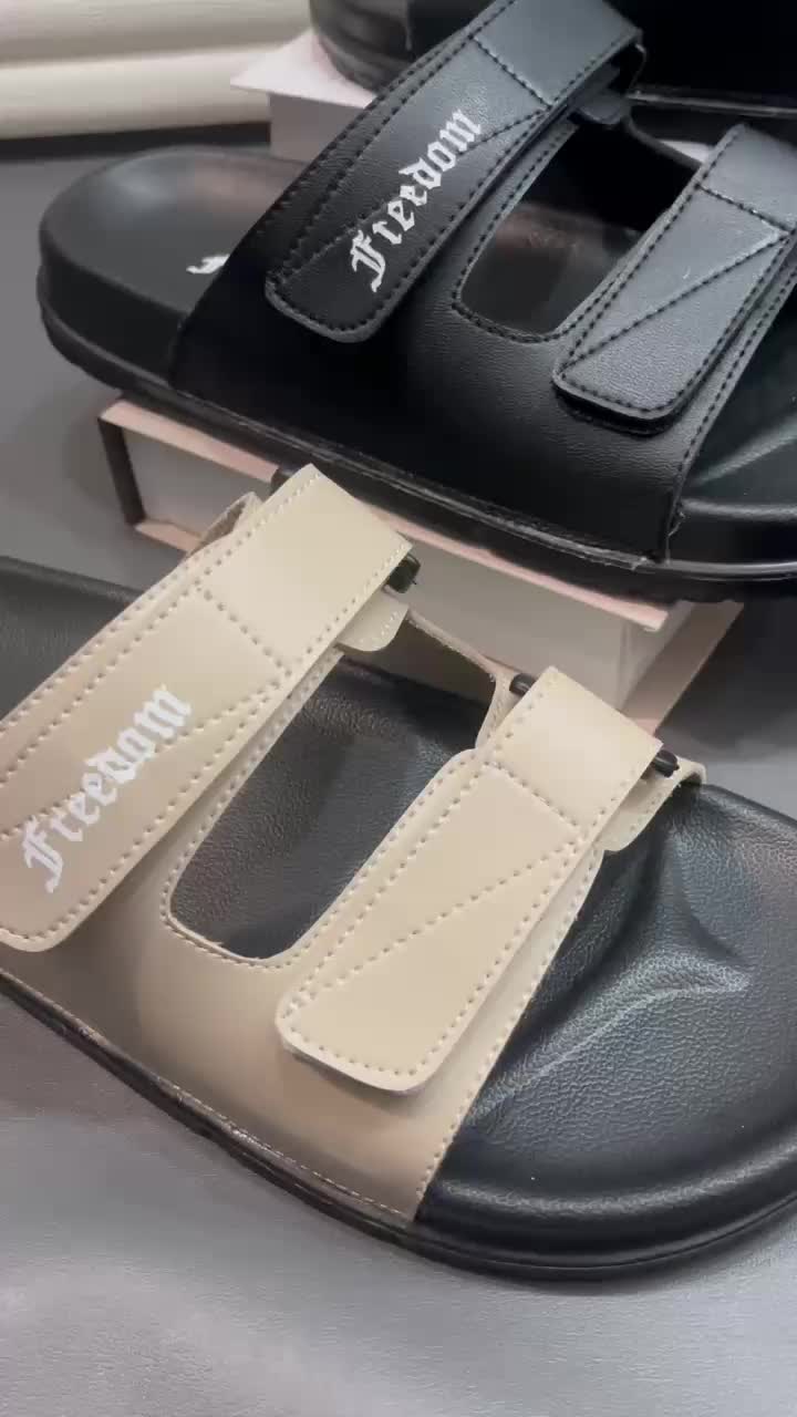 HD FREEDOM Sandal Pria Wanita Platform Casual Unisex Slop Wanita Kekinian Isabella Sendal Jepit Bahan Paylon Ringan Empuk Size 39-43 Real Foto Asli Premium