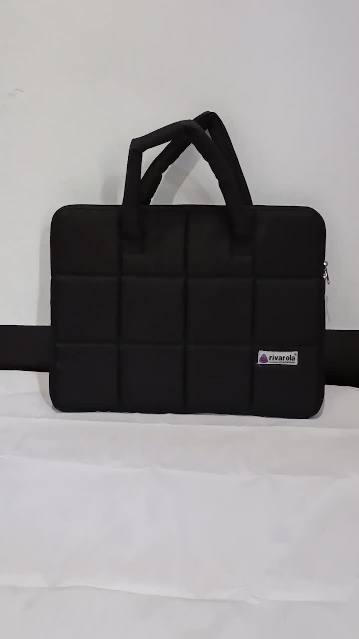 Tas laptop puffy totebag laptop jinjing pria wanita