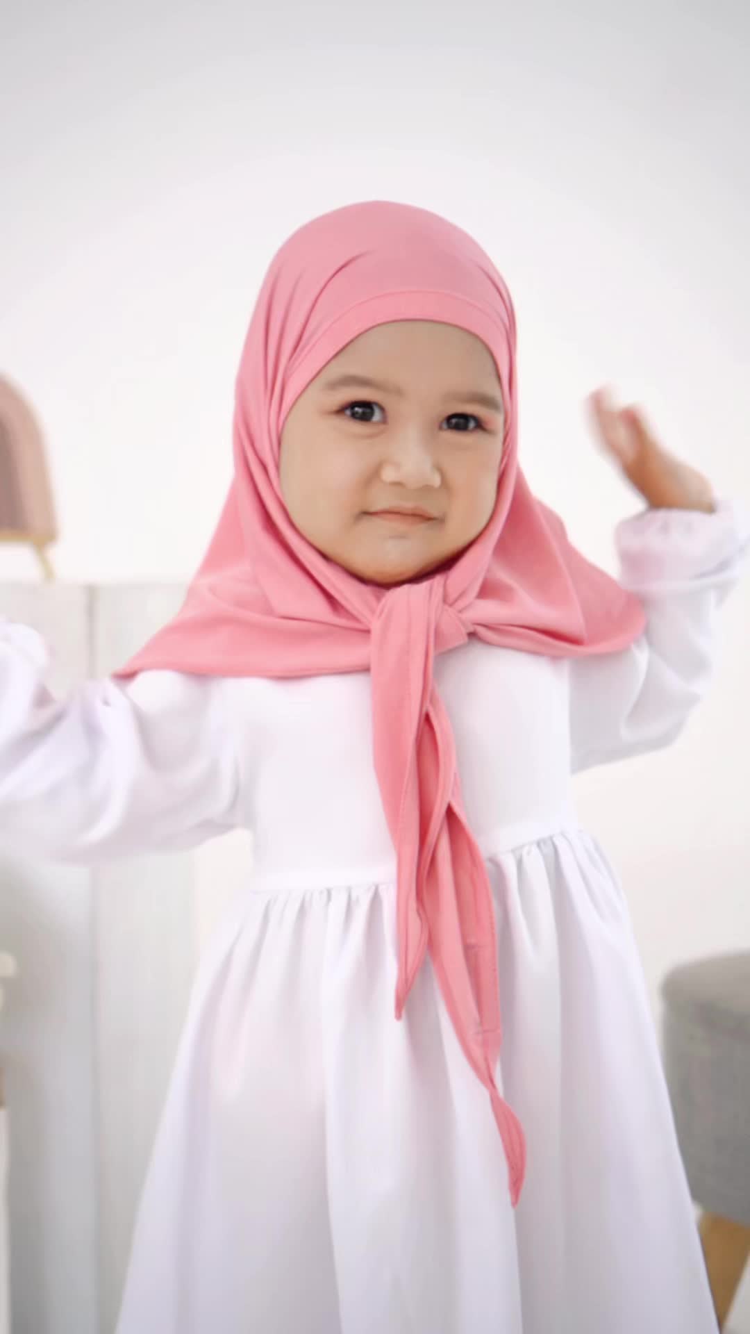 DVC - Camelia Jilbab Pashmina Instan Anak Jersey - Hijab Murah anak -/ Kerudung Bergo Muslimah Wanita Nyaman -  Urwah Al Bariki - Kerudung Instan anak 4-5 tahun teracota