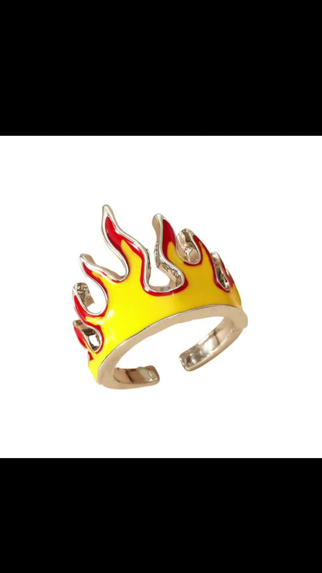 Cincin Punk Retro Topeng Paduan Pembukaan Tengkorak Dapat Disesuaikan Elektroplating Dua Warna Pria