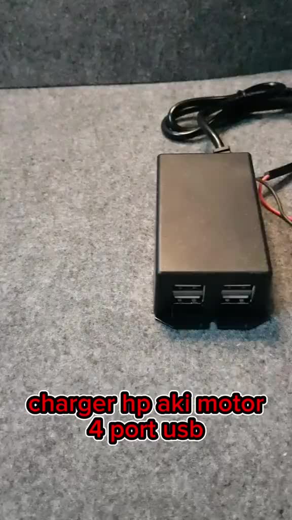 MLD-2021 Charger HP Darurat Pasang Ke  AKI Motor / Mobil Universal