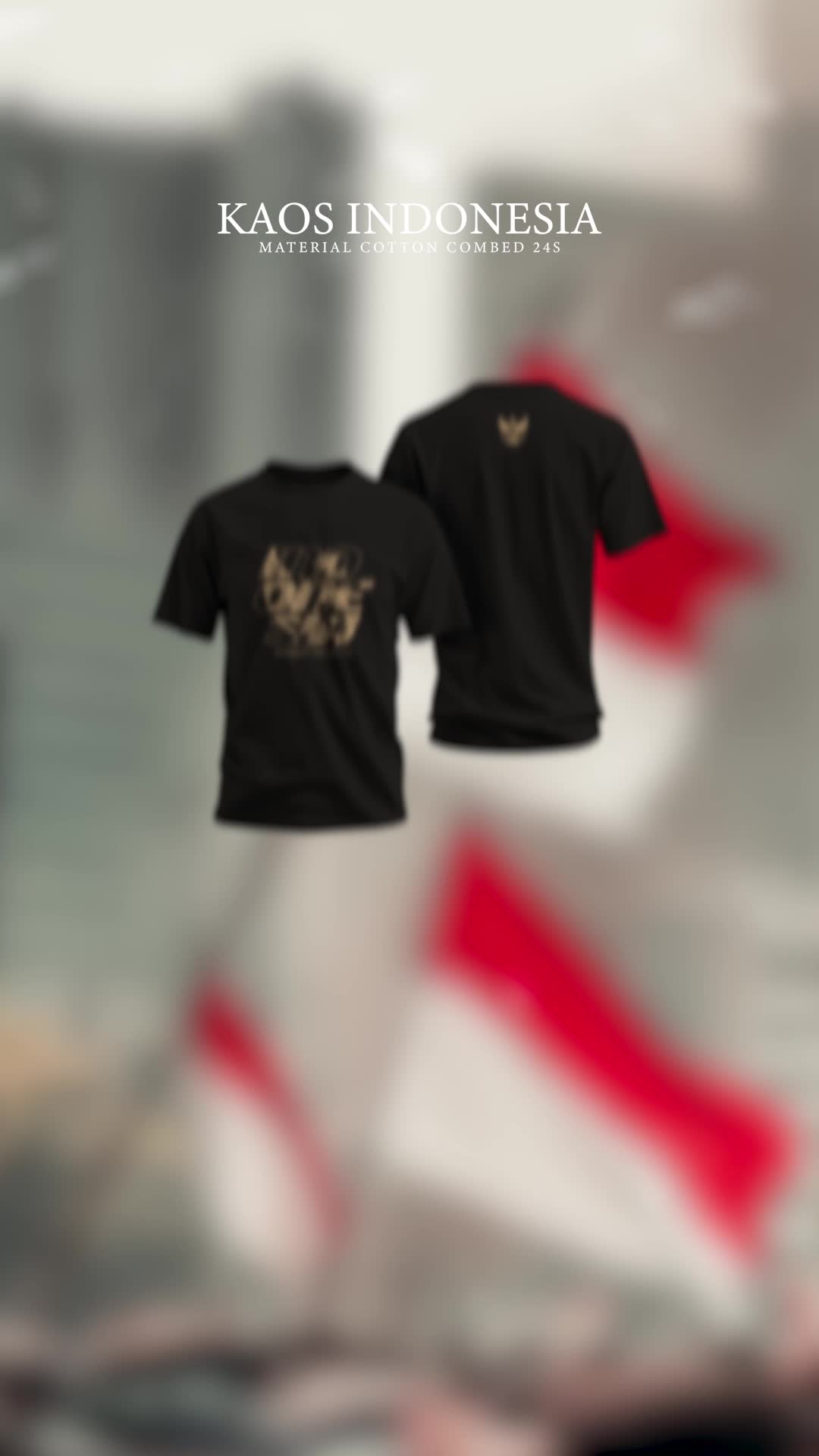 MCP APPAREL KAOS INDONESIA KODE INA | LENGAN PENDEK | TSHIRT COTTON COMBED 24S TSHIRT INDONESIA Pria Distro Kain Sablon Lembut Baju