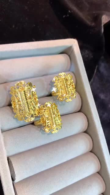 Cincin Pintu Aceh Crum Emas Rings Gold - Perhiasan Mewah Berkualitas Tinggi