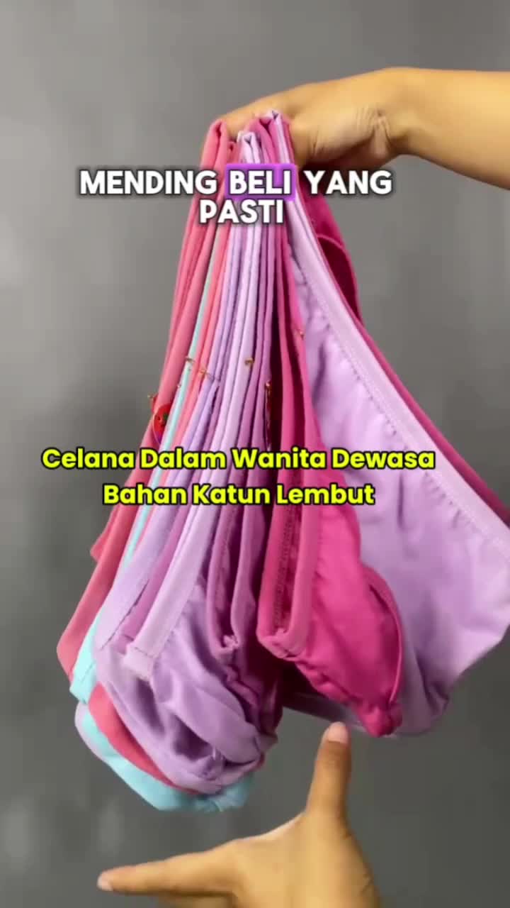 Promo CD Winalin 1Pcs Celana Dalam Wanita Bahan Katun Size M L XL XXL - 5L