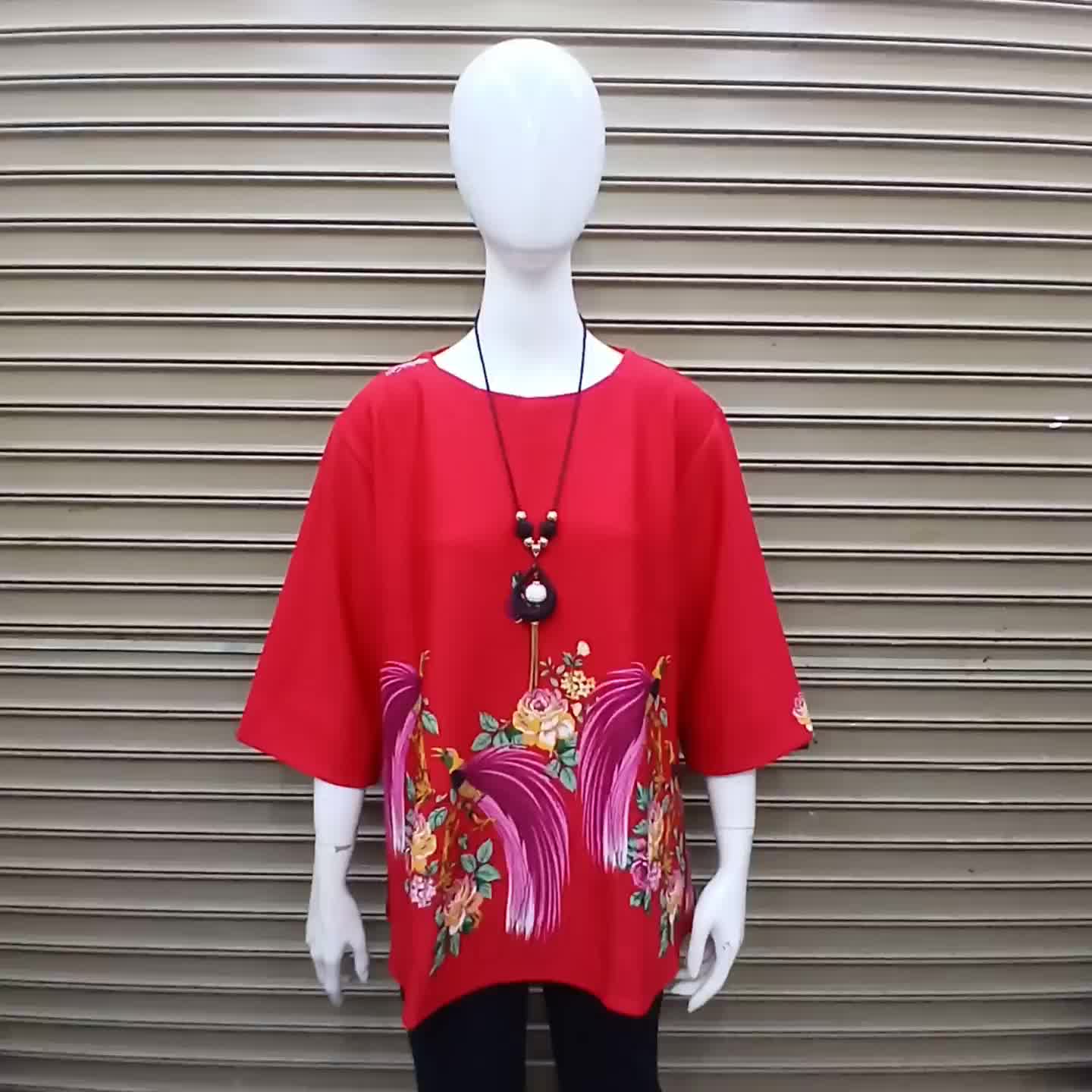 Blouse Scuba Wanita-Atasan Wanita Jumbo