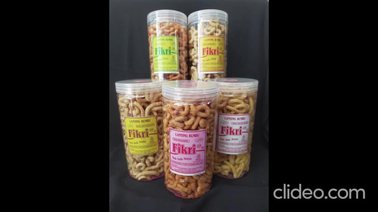 Lanting Bumbu Fikri AM Toples | Lanting Fikri AM Toples | Lanting Fikri | Lanting Kebumen | Snack dan Camilan | Olahan Singkong