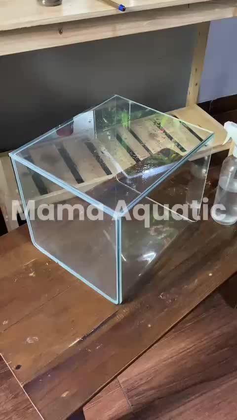 Stiker Dasar Aquarium Kotak Kotak Background Sticker Skotlet Hitam Putih Biru Akuarium