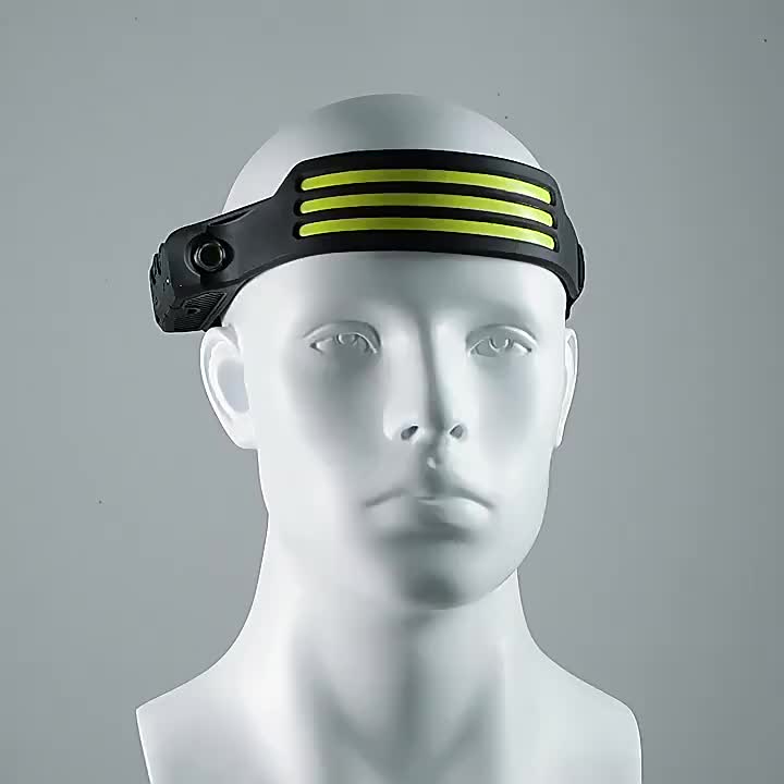 【Garansi 10 Tahun】Lampu Kepala Dengan Cahaya Terang Super Kuat Khusus Untuk Memancing Dengan Sensor Pendakian Dan Kemah Yang Ringan Dengan Daya Tahan Baterai Yang Lama Mengayunkan Teknologi Sensor Gerakan Tangan Baru