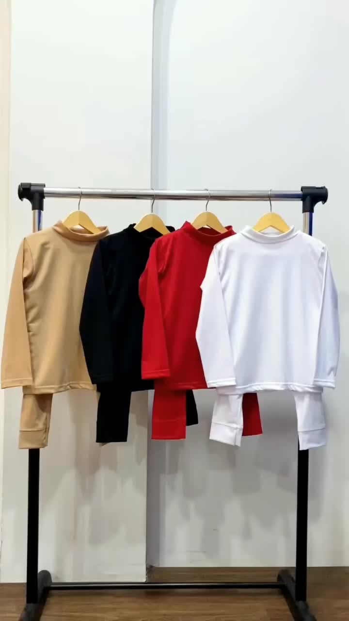 Setelan anak Manset Dan Celana Legging Anak Hitam 3-9 Tahun-Yastta Fashion Baju Cantik