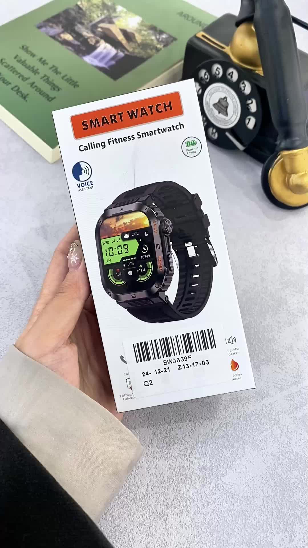 LIGE Jam Tangan Pintar Pria Olahraga Luar Ruangan IP68 Tahan Air Kebugaran Panggilan Bluetooth call Jam Tangan Pintar