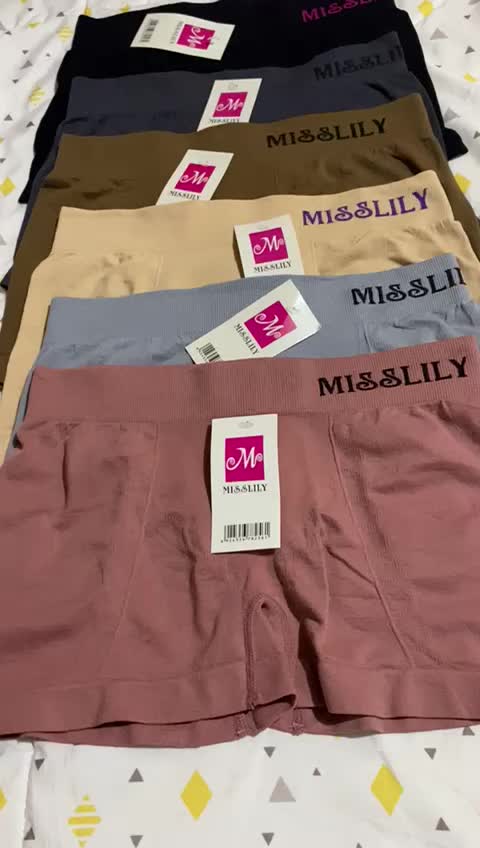 obral celana dalam miss lily paket 6 pcs 80 ribuan Celana dalam Boxer Wanita Super Lembut Tampa Jahitan - Celana dalam Boxer Wanita Bahan Rajut - Celana dalam Wanita Berkualitas Dewasa Korset Katun Remaja Pendek