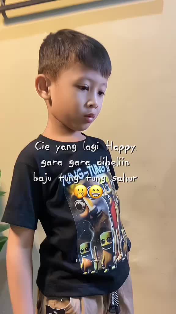 Kaos Anak tung tung sahur 2-10 Tahun Viral Baju Anak Cewek Cowok - Tshirt Anak Pra Sekolah