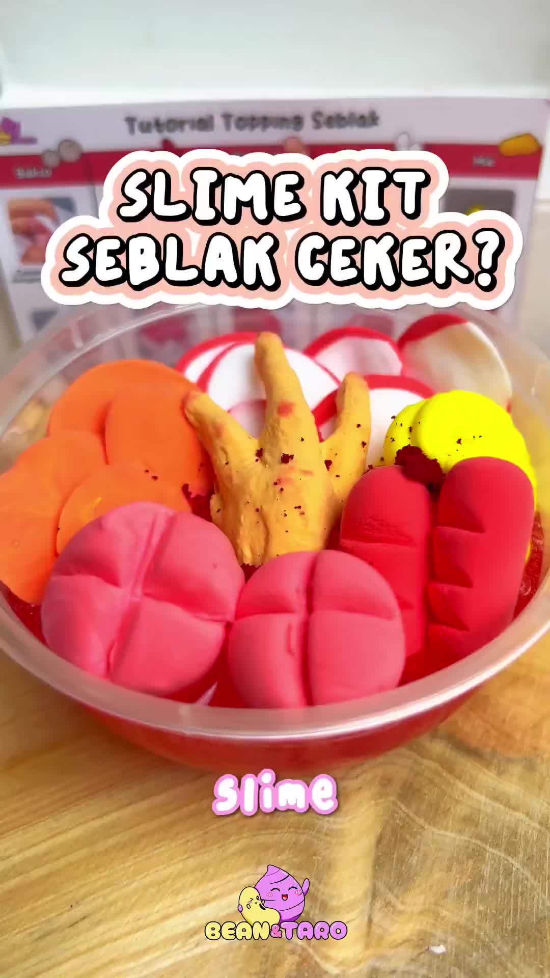 SLIME KIT SEBLAK CEKER BY SLIME BINTARO || SLIME KIT || MAINAN SEBLAK || SLIME D.I.Y