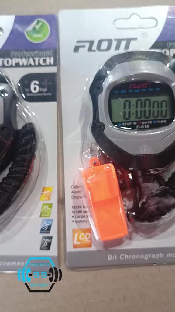 STOPWATCH DIGITAL FLOTT + PLUIT ANGKA BESAR DIGITAL ORIGINAL 6 DIGIT