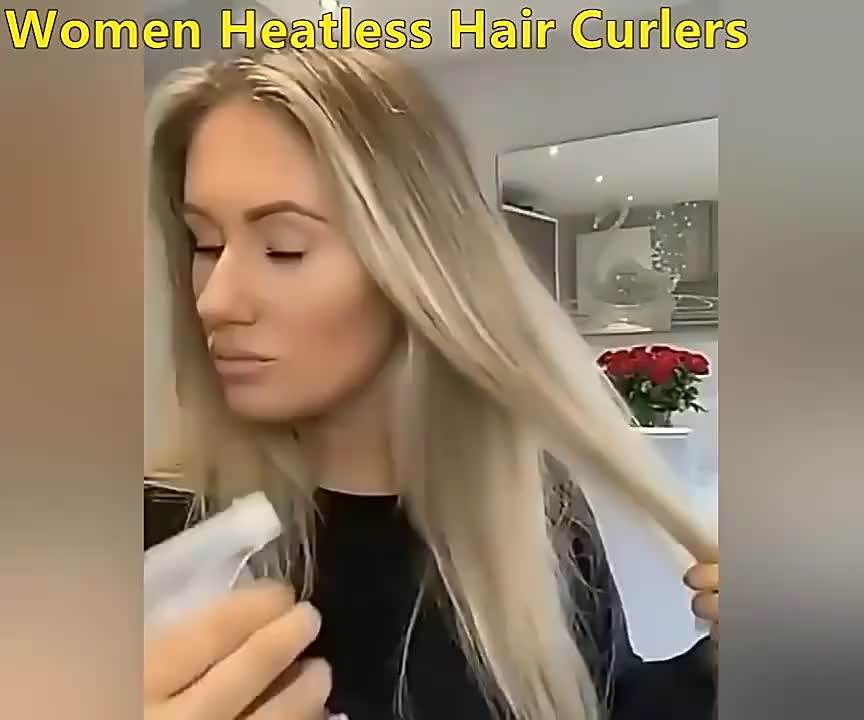 PENGERITING rambut tanpa catokan Rambut Keriting Alat Pengeriting Rambut Tanpa Panas Heatless Curl Hair Curler