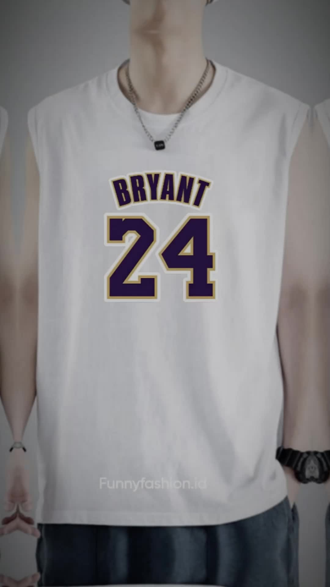 Singlet Pria Bryant 24 Dewasa - Singlet Pria Santai - Singlet Pria Oblong Kaos Cowok