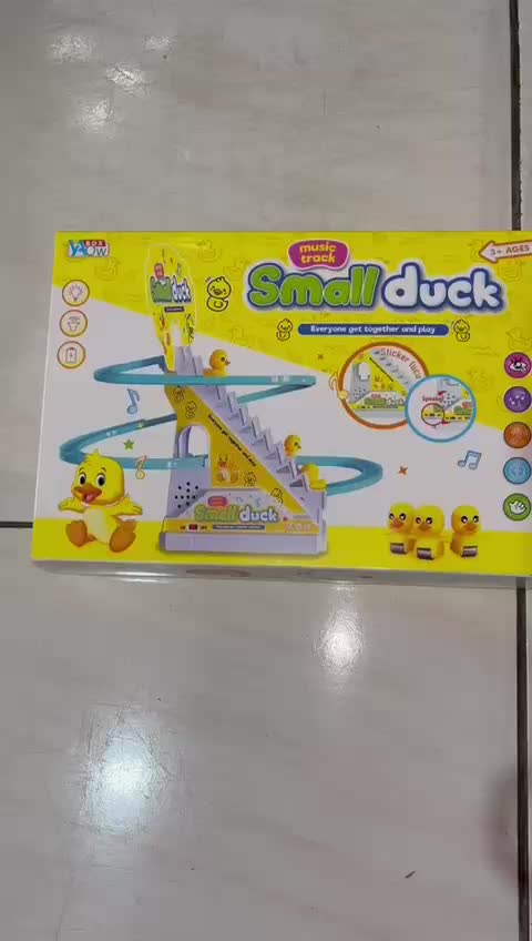 PROMO MAINAN ANAK TRACK TANGGA SMALL DUCK BEBEK KUNING / MAINAN ANAK TRACK BEBEK NYALA LAMPU ADA MUSIK/ MAINAN ANAK LUCU / MAINAN ANAK MURAH
