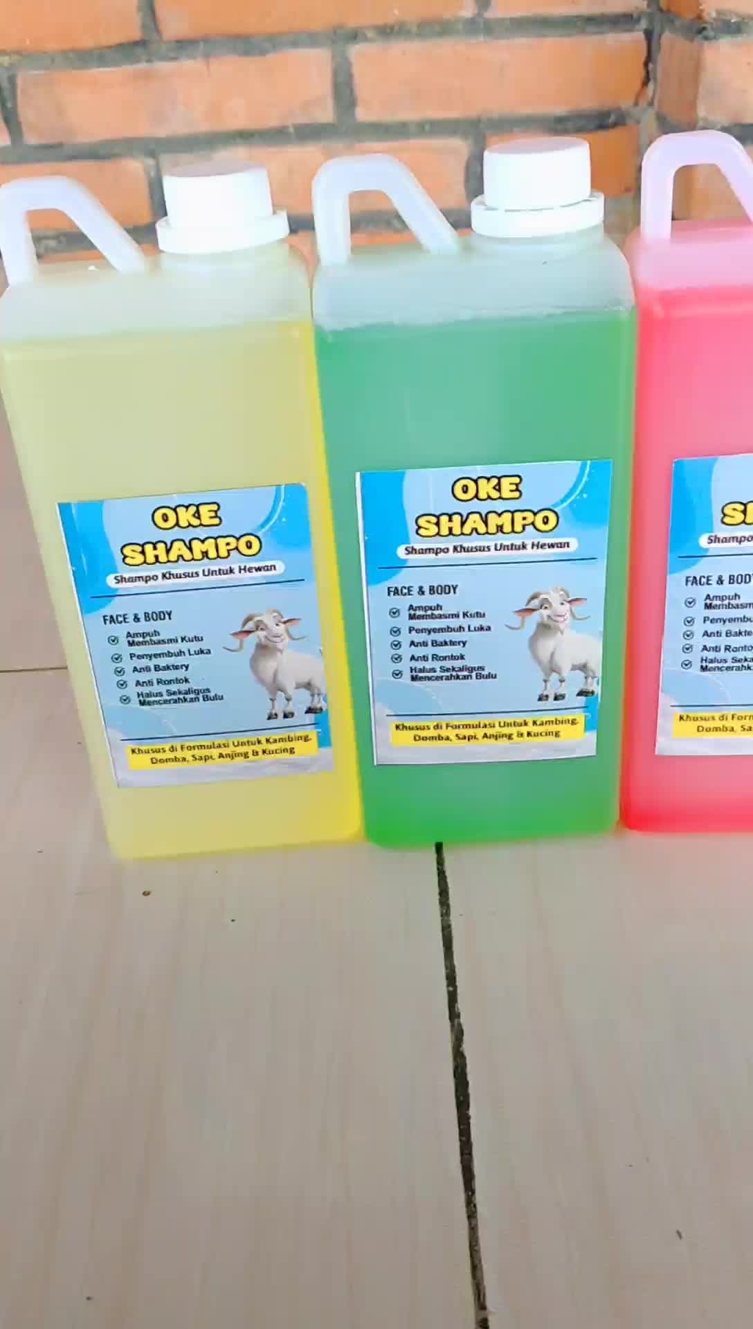 OKE SHAMPO (sampo khusus hewan ampuh membasmi kutu,anti rontok, & melembutkan bulu)