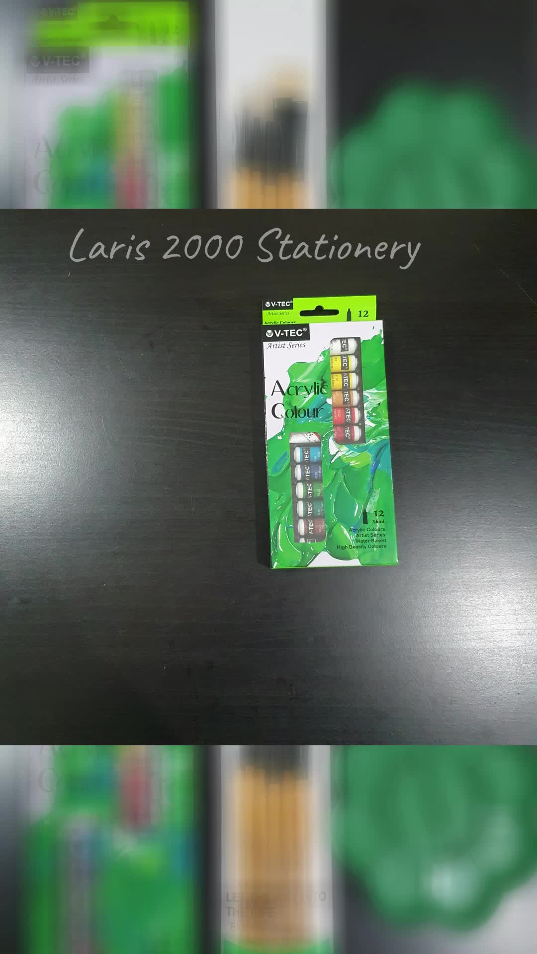 Cat Akrilik + Palet Lukis + Kuas