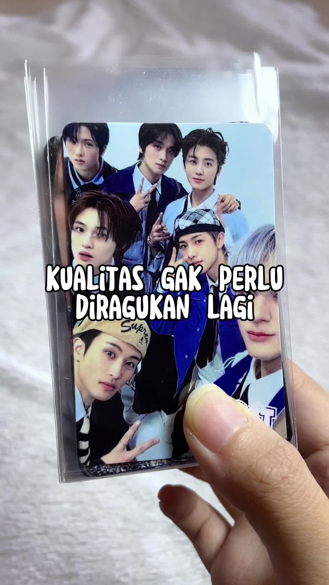 PC Unofficial Photocard Set 100pcs / print 1 sisi laminasi glossy
