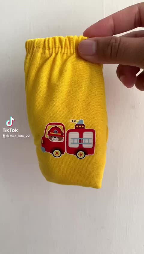 Kids Fashion - 3 pcs Celana dalam anak / CD anak Laki-laki motif Pemadam