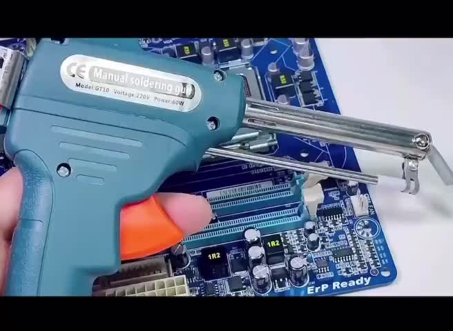 GearHive COD Solder Tembak Listrik Timah Otomatis 60 Watt Iron Automatic 60W Alat Solder Iron Automatic Tin Gun