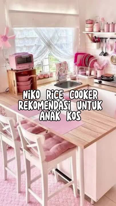 Niko NK12 Rice Cooker / Magic Com 1.2 Liter 3 in 1 Bonus Gelas Ukur dan Sendok Nasi