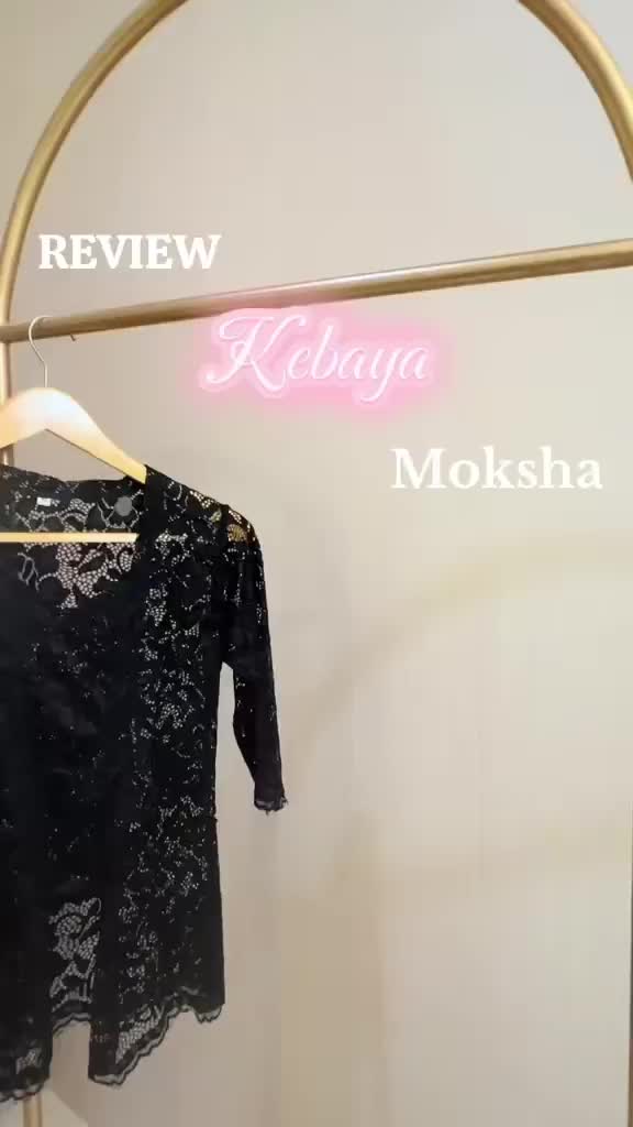 Atasan Kebaya Stretch Kutubaru Lengan Sesiku 3/4 Moksha.