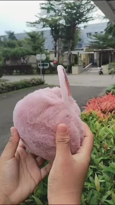 Fur Earmuff Winter Outfit Penutup Telinga Musim Dingin Import Premium