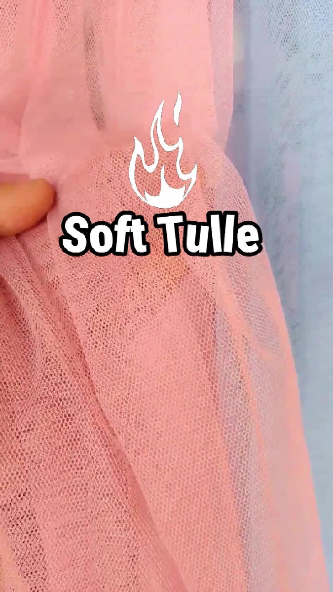 (TERMURAH) Kain TILE POLOS Lembut  - SOFTTULLE Per 50cm - 100% ORI Kualitas Premium - Gramasi 65g Lebar 150cm
