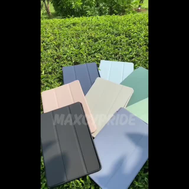 Matte Case Kompatibel Untuk Xiao mi Red mi Pad 2 2025 Mi Pad 7/6/5 / Red mi Pad 10.61 2022/ Red mi Pad Pro 12.1" / Po co Pad Pro 12.1 / Red mi Pad SE 11 Pro Smart Foldable Tri Fold Silikon