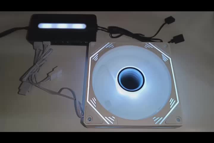 ARGB Controller FAN/CPU 5V 3pin RGB with Remote Control - 6Port