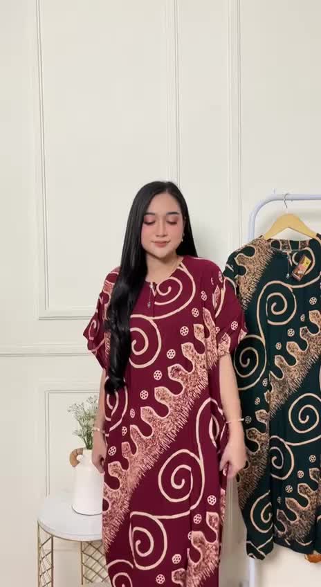 daster jumbo busui bahan rayon adem kancing depan - baju ibu hamil