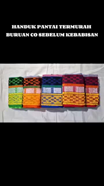 Handuk Yoku Dollar Motif Corak - Handuk Mandi Dewasa 70 X 140 CM- DM