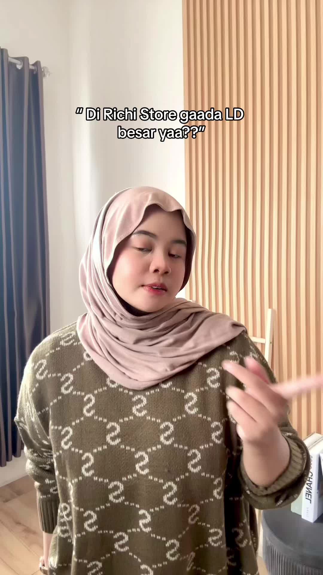 Syla Oversize - Setelan Rajut Wanita Motif Huruf S Baju Celana