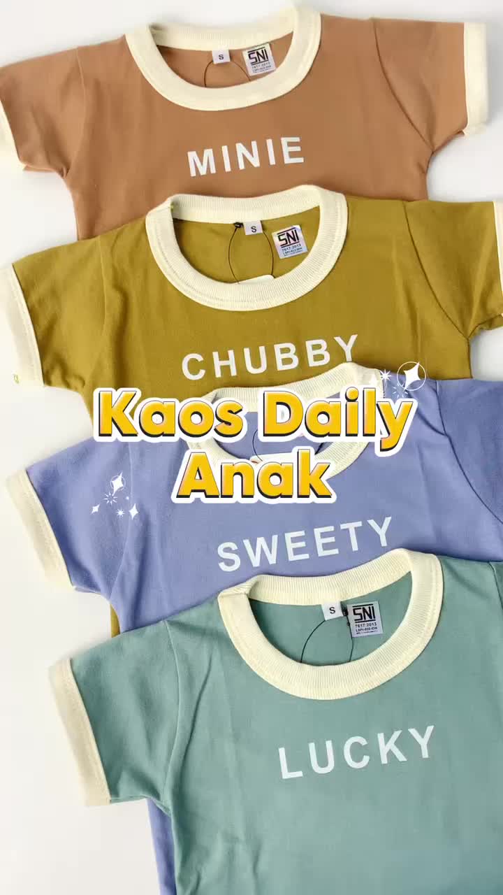 Minieclub Sora Tshirt Pastel Fashion Anak