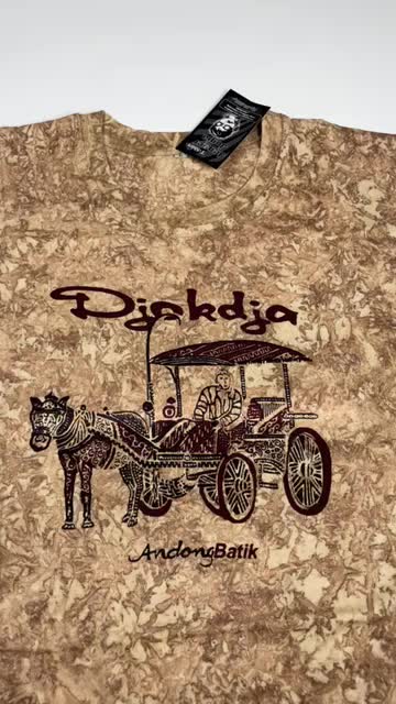 KAOS BATIK JOGJA  Oblong - CAPUNG TSHIRT Katun