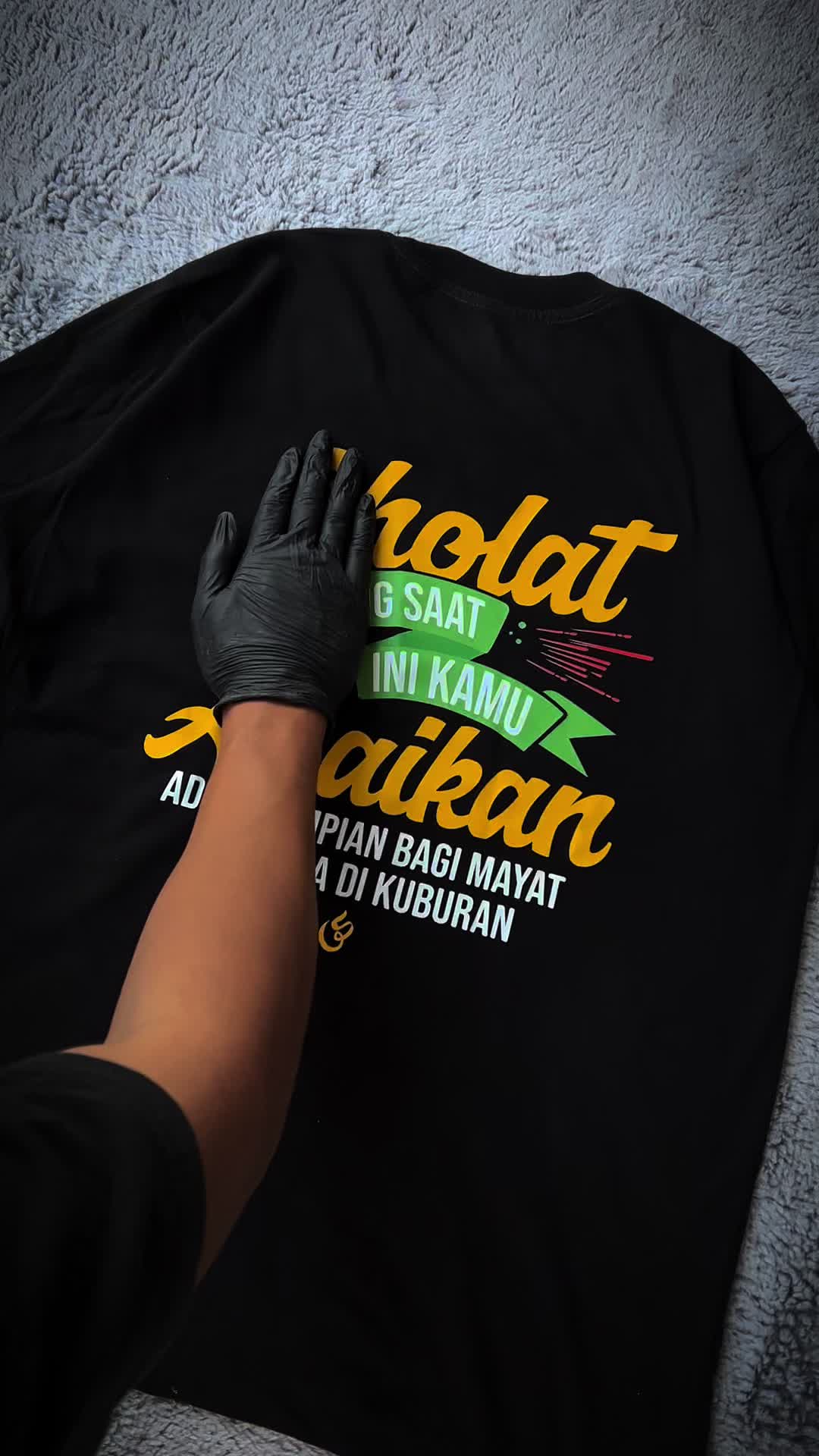 Kepswah - Kaos Shalat Yang Saat Ini Kamu Abaikan - Baju Dakwah Muslim Islami - Combed 24s Pria Unisex