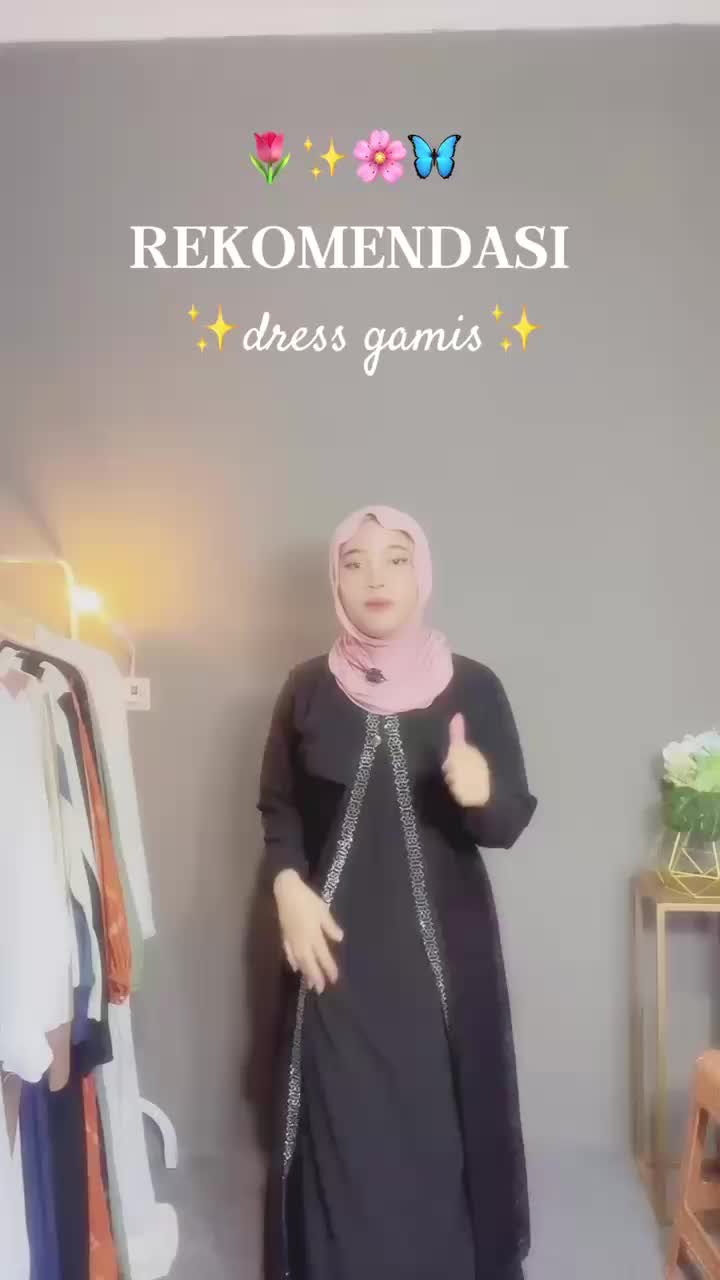 Dress Series Gamis Abaya Kekinian Terbaru Lebaran 2025 Busui friendly Ceruty
