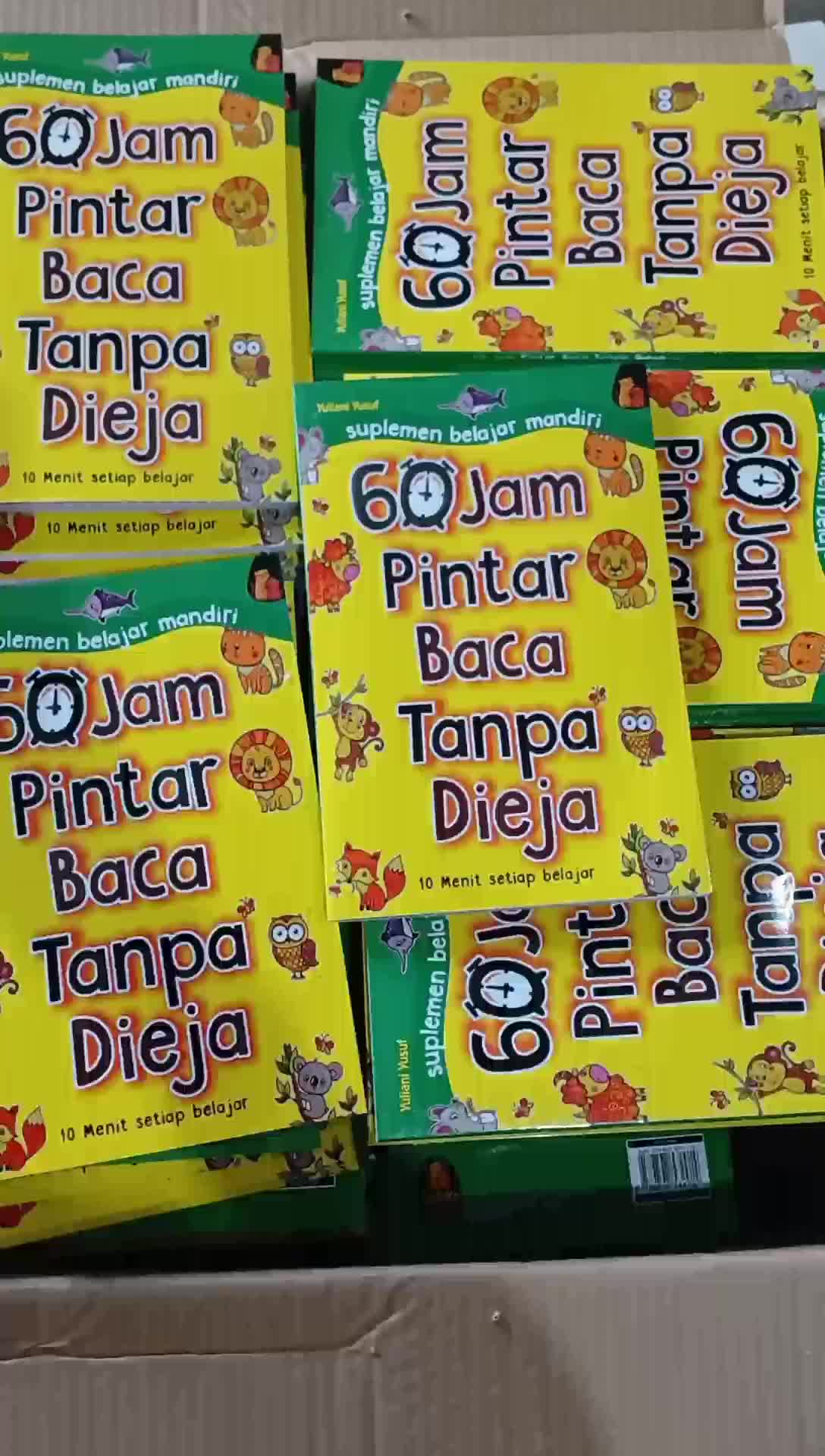 Buku Anak 60 JAM PINTAR MEMBACA TANPA DIEJA