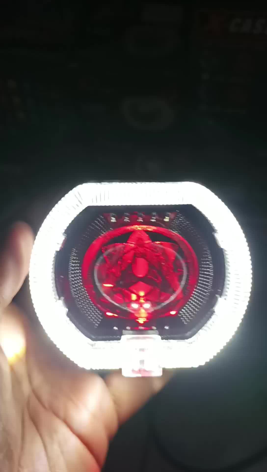 LAMPU BILED SHARINGAN KARAKTER 3,5 INCHI ALA ALA BODY BLACK Projie